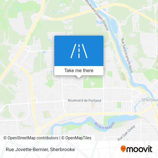 Rue Jovette-Bernier map