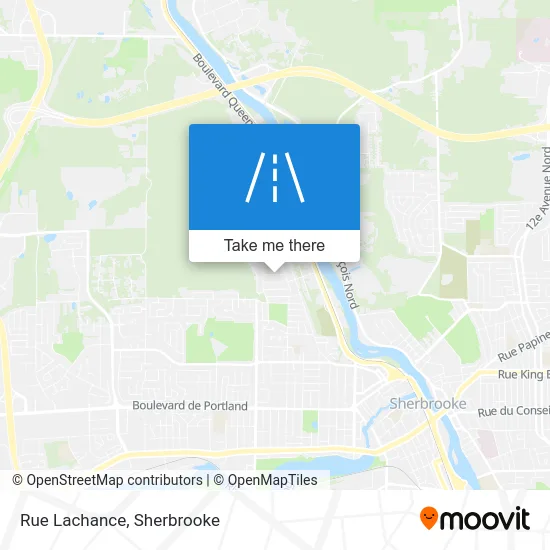 Rue Lachance map
