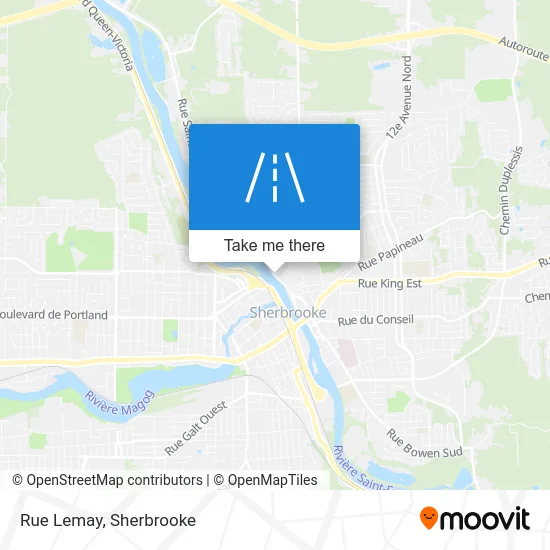Rue Lemay map