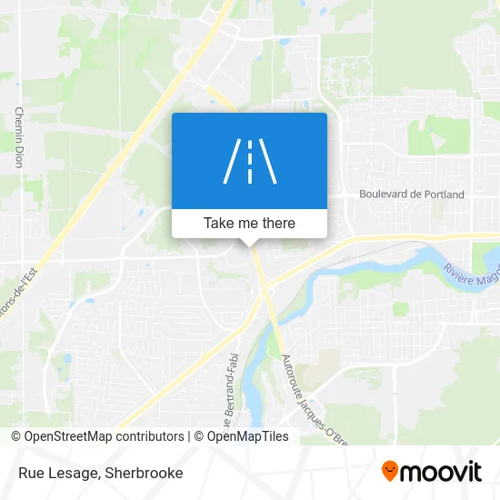Rue Lesage map