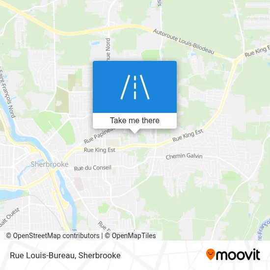 Rue Louis-Bureau map