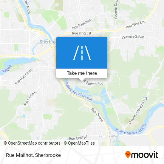 Rue Mailhot map