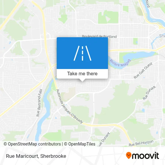 Rue Maricourt map