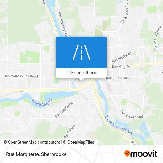Rue Marquette map