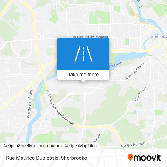 Rue Maurice-Duplessis map