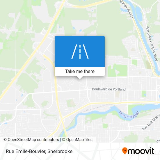 Rue Émile-Bouvier map