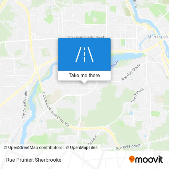 Rue Prunier map