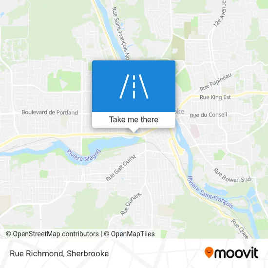 Rue Richmond map