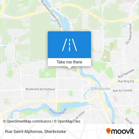 Rue Saint-Alphonse map