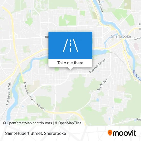 Rue Saint-Hubert map