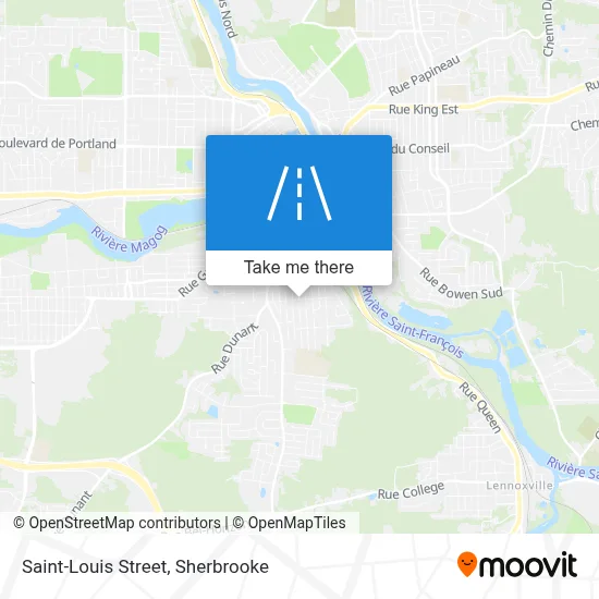 Rue Saint-Louis map