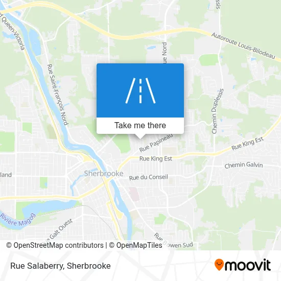 Rue Salaberry map