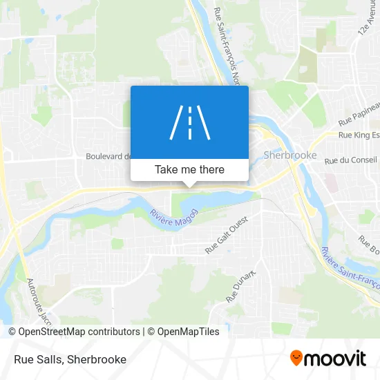Rue Salls map