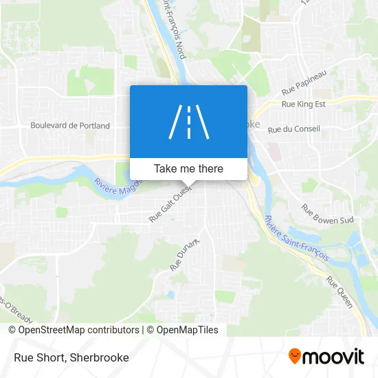 Rue Short map