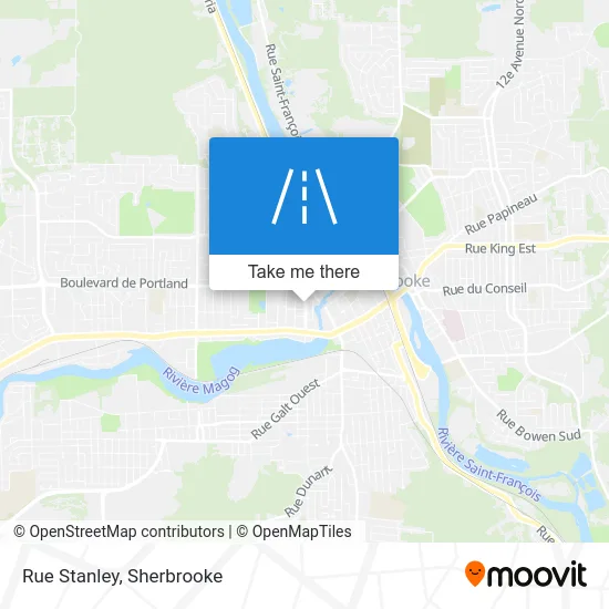Rue Stanley map