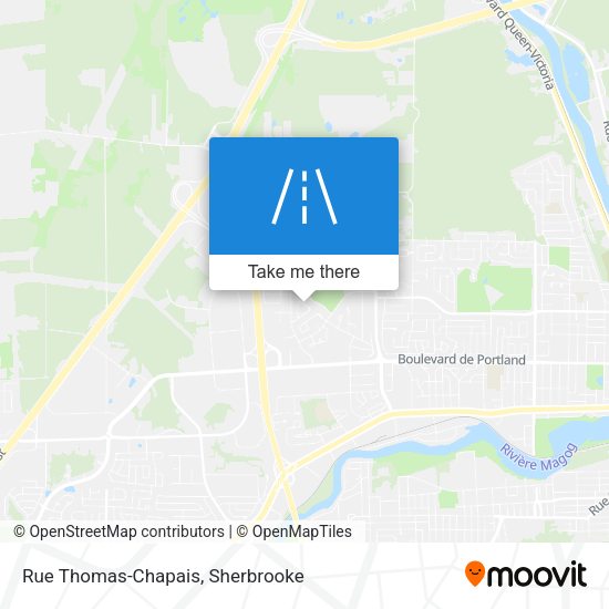 Rue Thomas-Chapais map