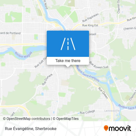 Rue Évangéline map
