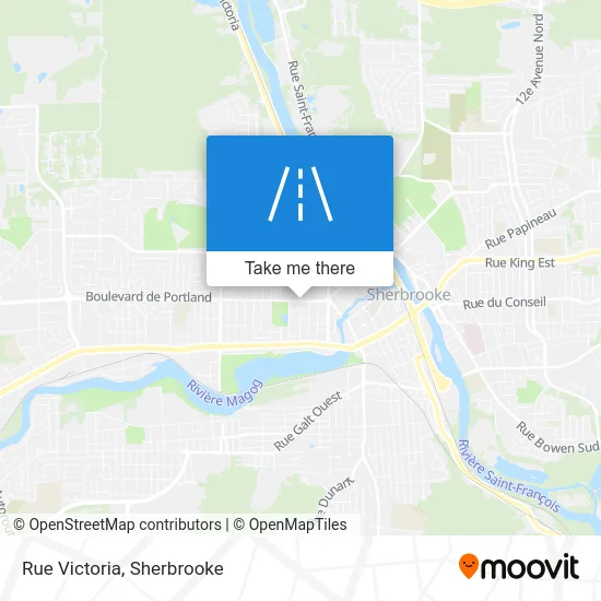 Rue Victoria map