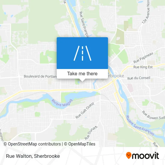 Rue Walton map