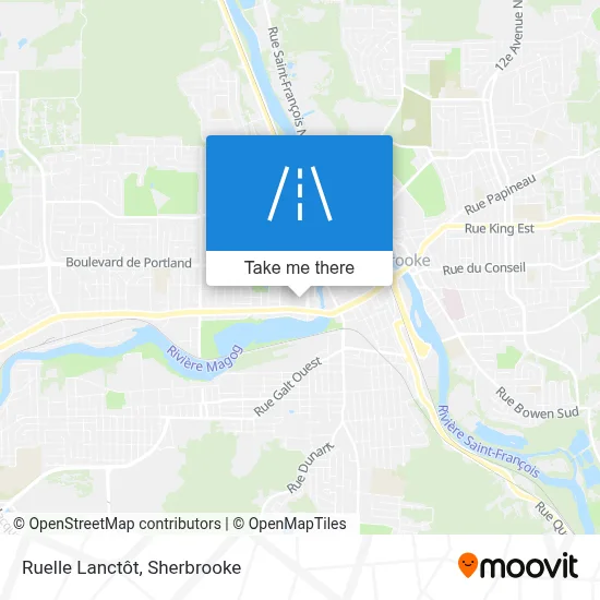 Ruelle Lanctôt map