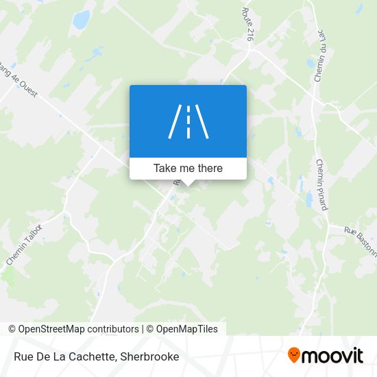 Rue De La Cachette map
