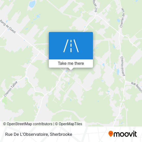 Rue De L'Observatoire map