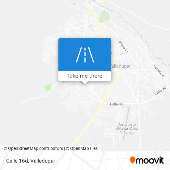 Calle 16d map