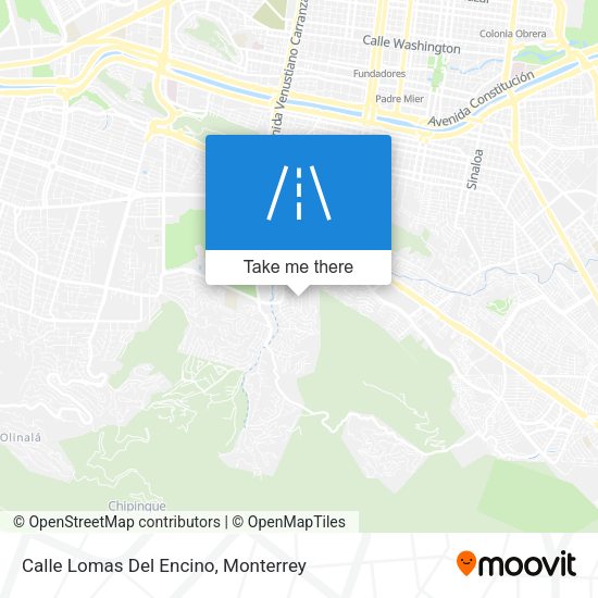 Mapa de Calle Lomas Del Encino