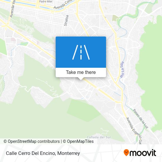 Calle Cerro Del Encino map