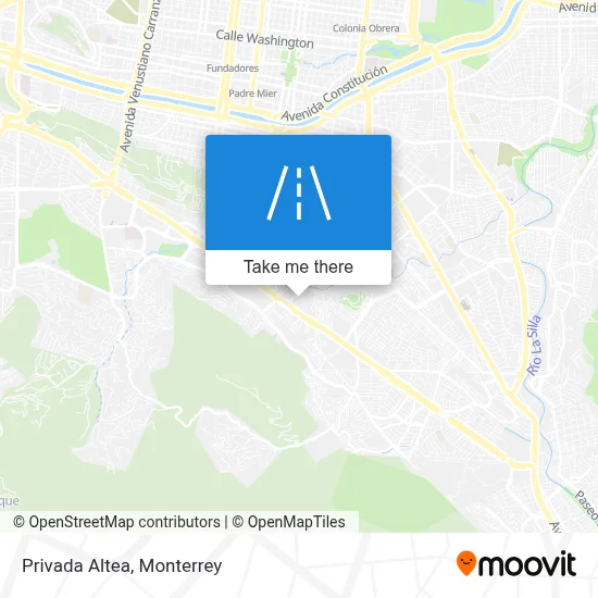Privada Altea map