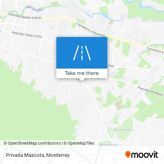 Privada Mascota map