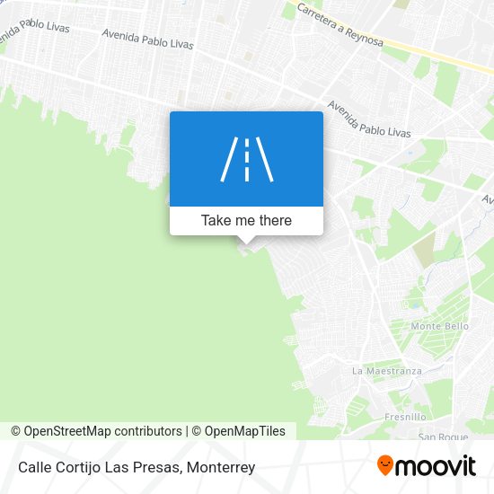 Calle Cortijo Las Presas map