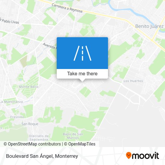 Boulevard San Ángel map