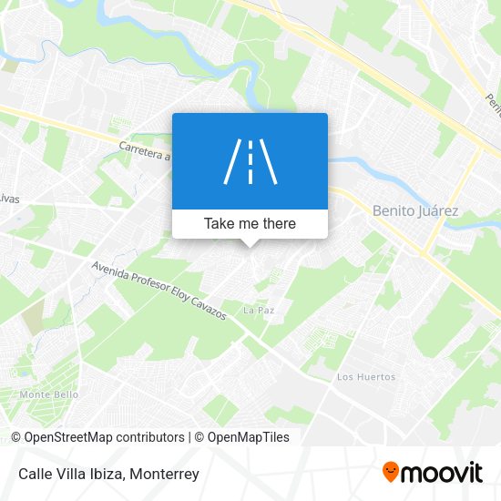 Mapa de Calle Villa Ibiza