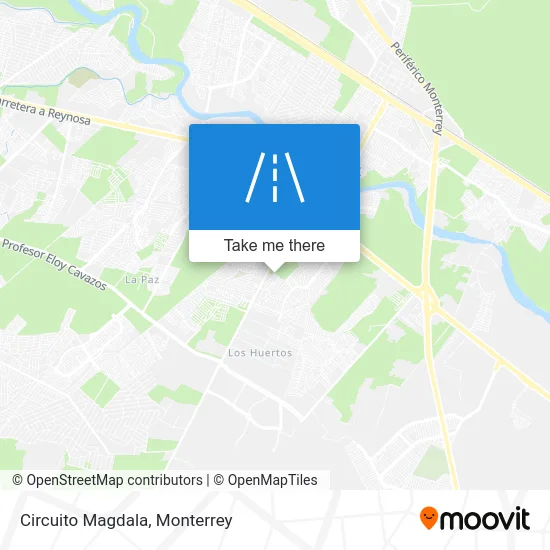 Circuito Magdala map