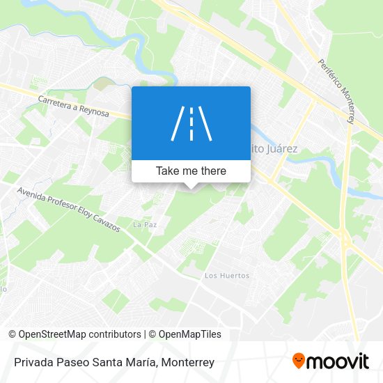 Mapa de Privada Paseo Santa María