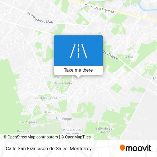 Mapa de Calle San Francisco de Sales