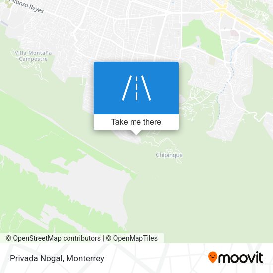 Mapa de Privada Nogal