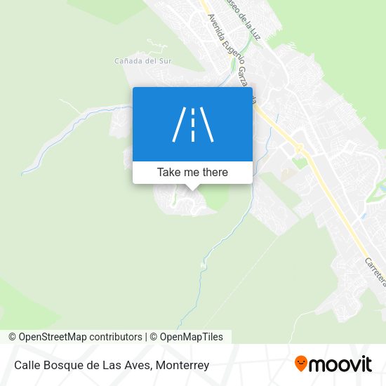 Calle Bosque de Las Aves map