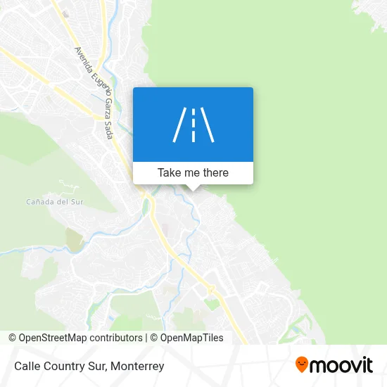 Calle Country Sur map