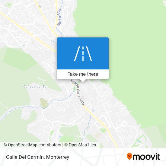 Mapa de Calle Del Carmín