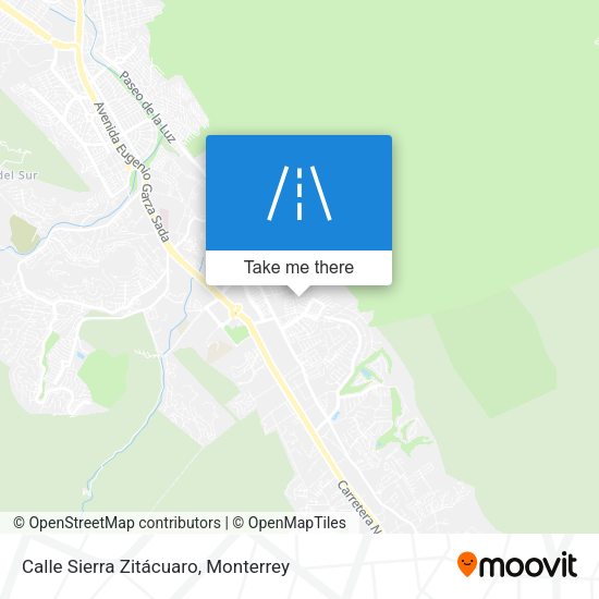 Calle Sierra Zitácuaro map