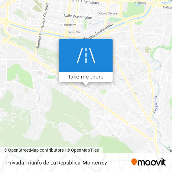 Mapa de Privada Triunfo de La República