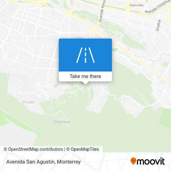 Avenida San Agustín map