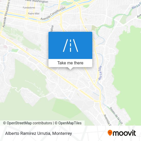 Mapa de Alberto Ramírez Urrutia