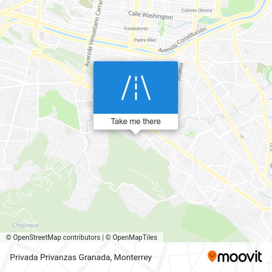Privada Privanzas Granada map
