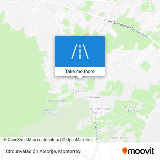 Circunvalación Alebrije map