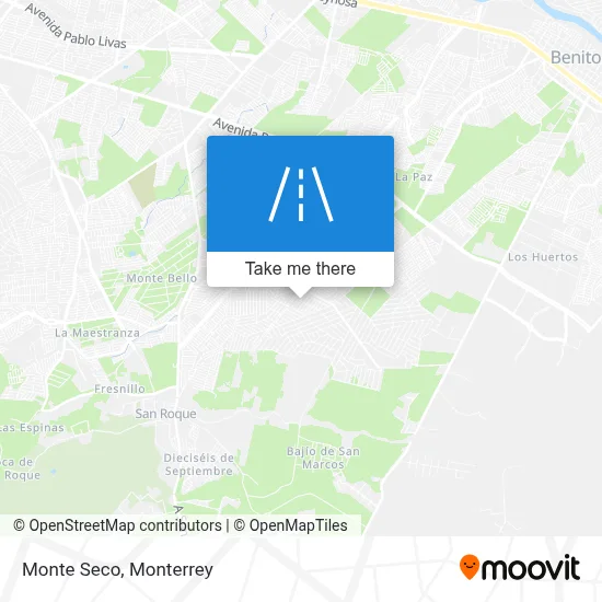 Monte Seco map