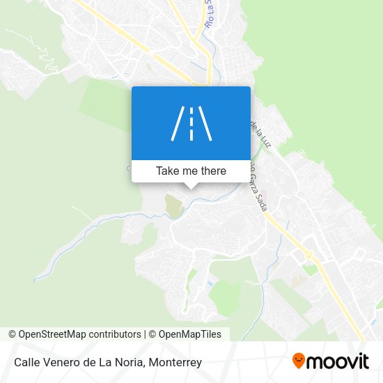 Mapa de Calle Venero de La Noria