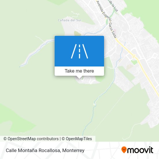 Calle Montaña Rocallosa map
